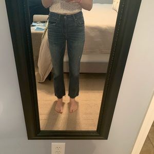 American Eagle High Waist Cropped Flare Jeans
